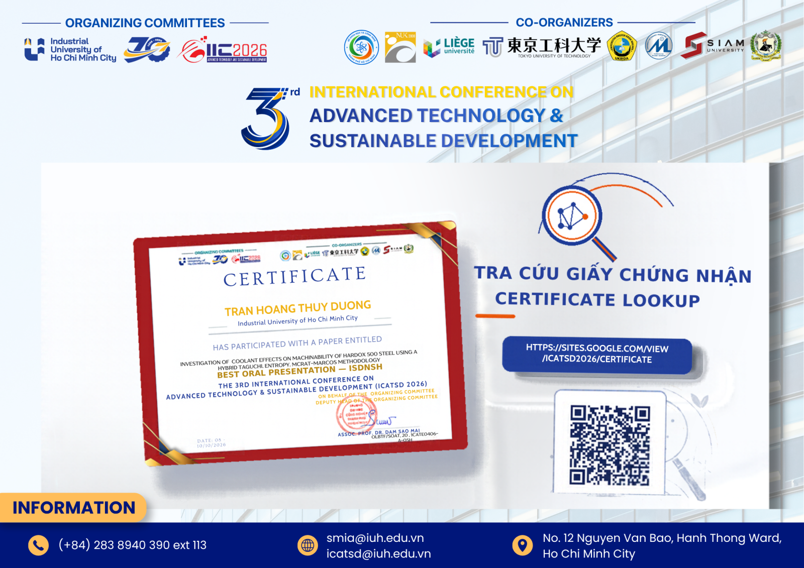 E-Certificates Now Available for ICATSD 2026 Delegates